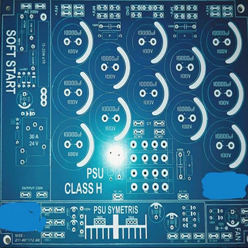 Amplifier PCB Fr4 Single Sided Pcb