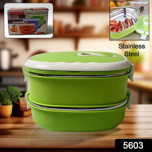 LUNCH BOX 900/1800ML STAINLESS STEEL KITCHEN INSULATED THERMAL LUNCH BOX