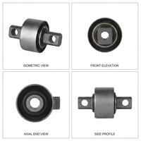 Commercial Vehicles Torque Arm Bushes - High-quality Natural Rubber, Rigid Hardness, Nil Ash Content, High Resistance For Heavy-duty Use, Effective Vibration Absorption, Minimal Maintenance Required