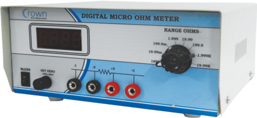 3.5 Digit Digital Micro Ohm Meter (Rotary Switch)