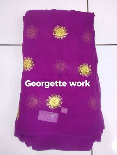 georgette embroidery fabric