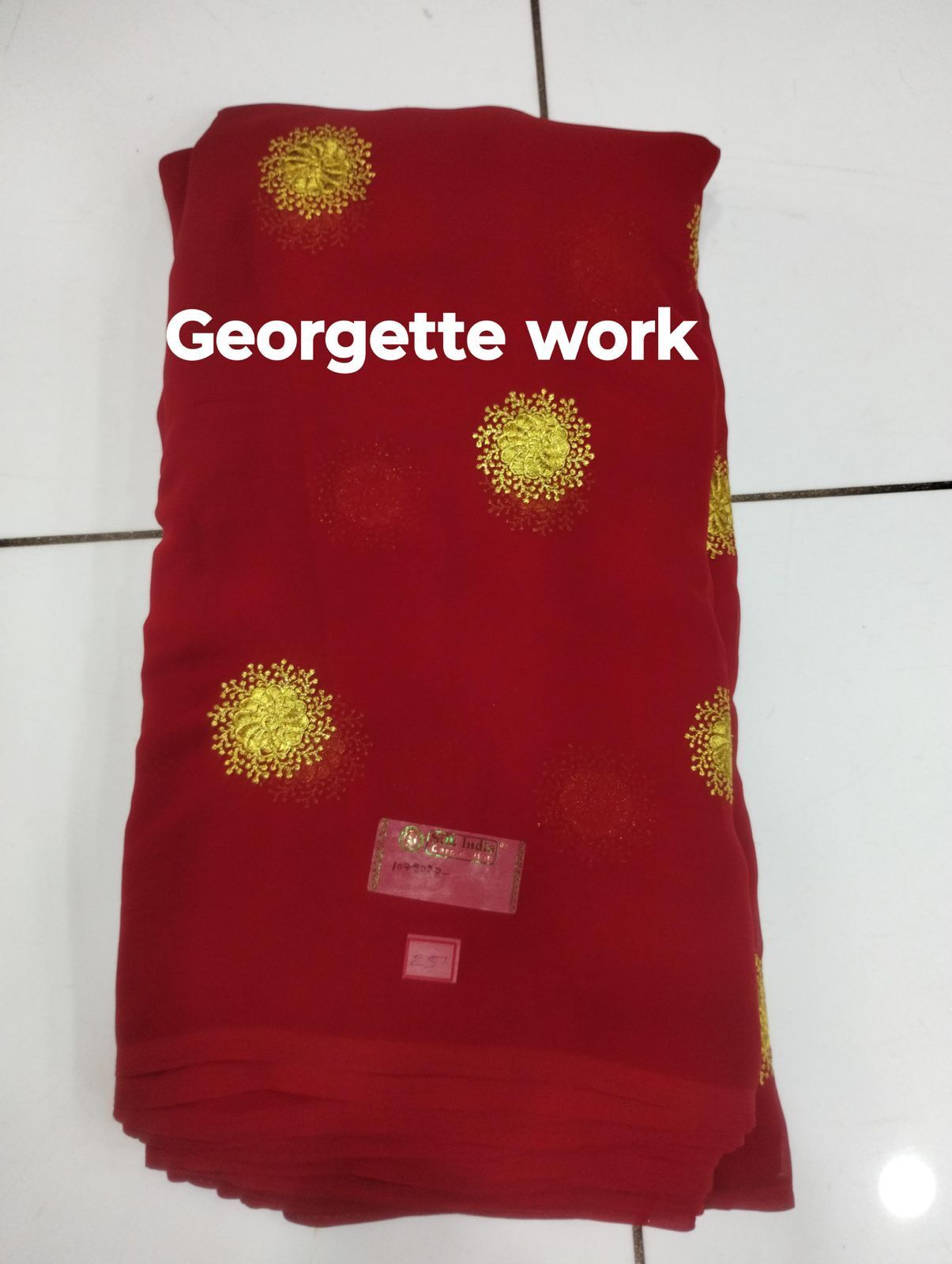 georgette embroidery fabric