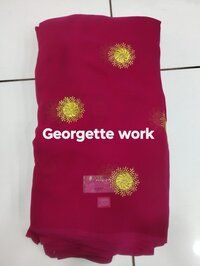 georgette embroidery fabric