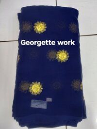 georgette embroidery fabric