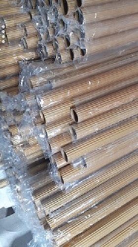 Round Aluminum Golden Fluted Pipes