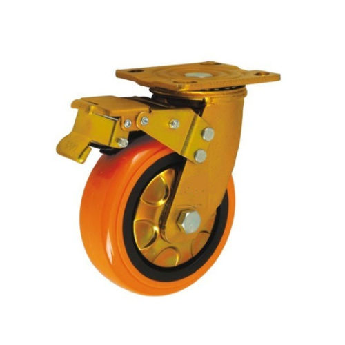 Orange Caster Wheels