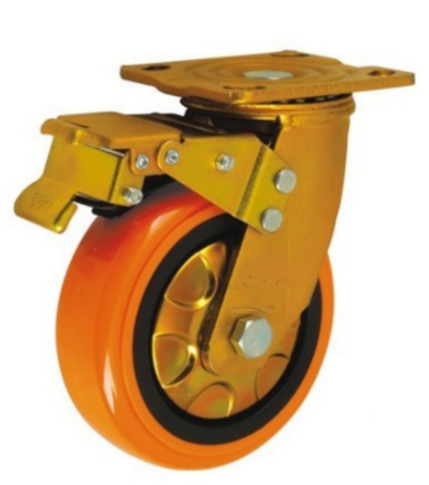 Caster Wheels - Color: Orange