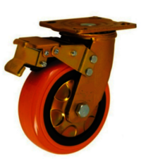 Caster Wheels - Color: Orange