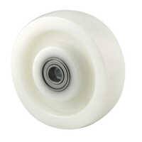 Polypropylene Copolymer Wheels - 100-150 Mm Size, White Color | Load Carrying Trolley Compatible