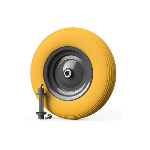 Pu Metal Wheels - Color: Yellow