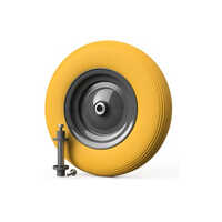 Pu Metal Wheels - Other Material, 50 To 500 Mm Size, Yellow Color | Load Capacity Up To 30 Ton For Trolley Applications