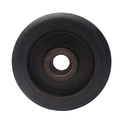 Industrial Rubber Bonded Caster Wheel - Color: Black