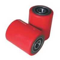 Pu Pallet Wheels - Color: Red