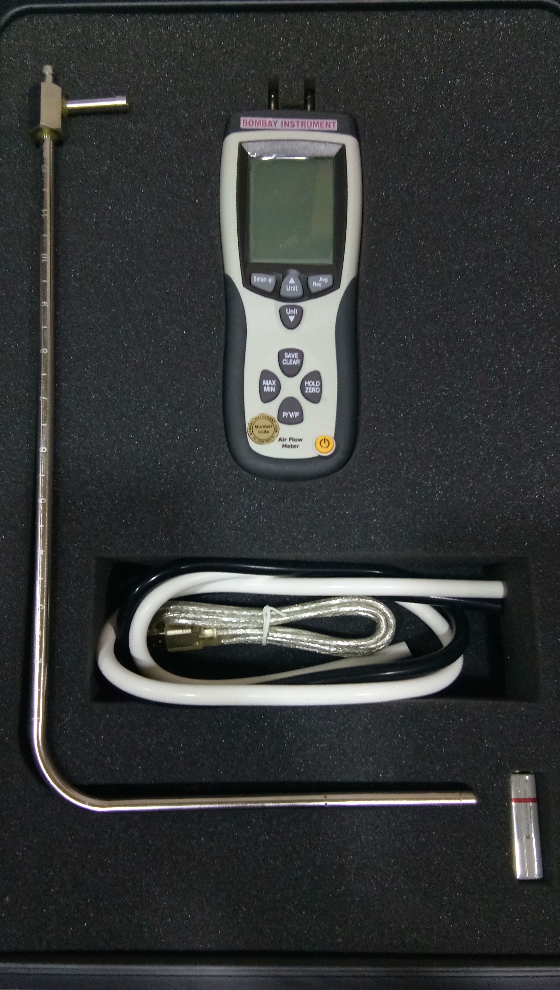 Digital Air Velocity Flow Meter