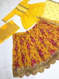 Lehnga  Georgette Silk