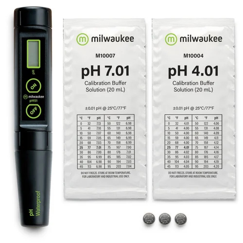 Milwaukee pH51 Waterproof pH Tester With Replaceable Probe