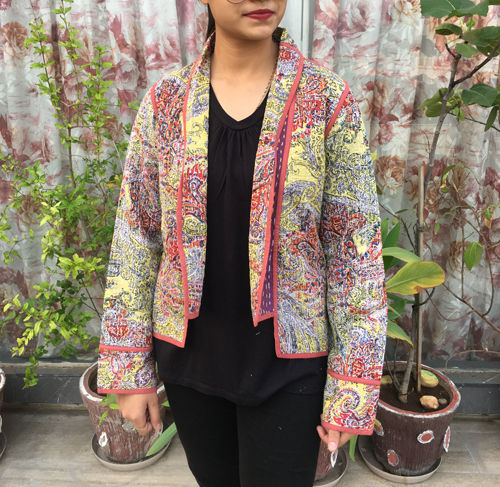 Cotton Kantha Women Jacket