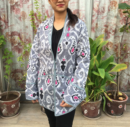 Cotton Kantha Women Jacket