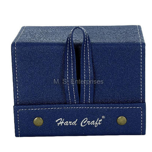 Blue 4Sgb09Blu Leather Sunglasses Box