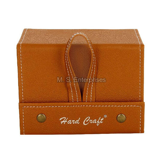4SGB09TAN Leather Sunglasses Box