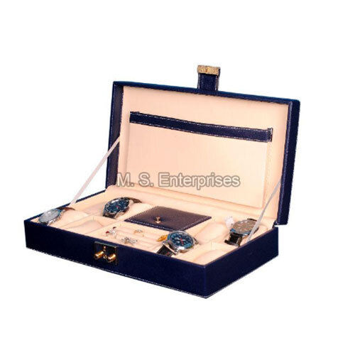 8WCC06BLU Leather Customized Box