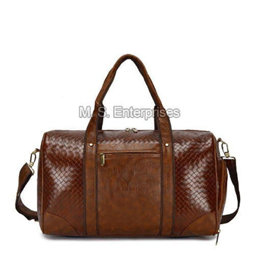 LDB05CHTYSPKTRUST BUCKSKIN PU Leather Stylish Duffle Bags