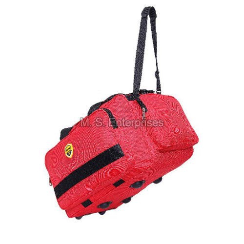 TBH14REDBLKPATTI Duffle Bag