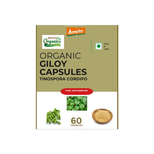 Organic Giloy Capsules Age Group: For Adults