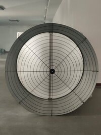 Cone Fan - Stainless Steel Blades, Wall Mounted Installation, 220v/380v | Low Noise, High Strength Aluminum-magnesium Alloy Wheel, Big Airflow, Durable Imported Bearings