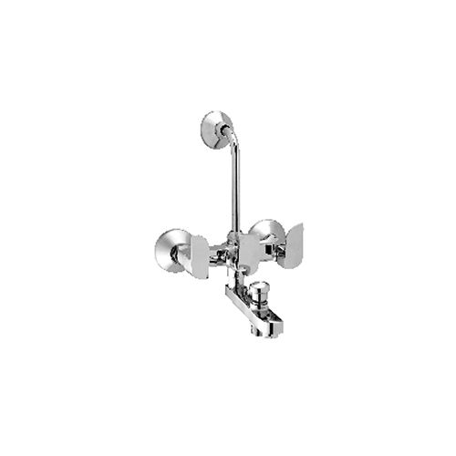 Silver Alive Collection 3 In 1 Wall Basin Mixer