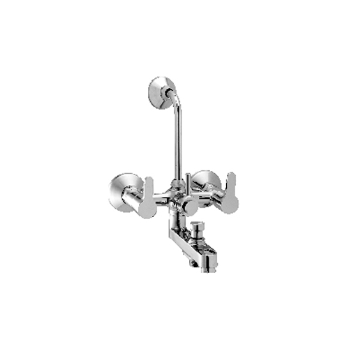 Silver Fusion Collection 3 In 1 Wall Mixer