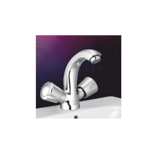 Silver Power Collection Center Hole Basin Mixer