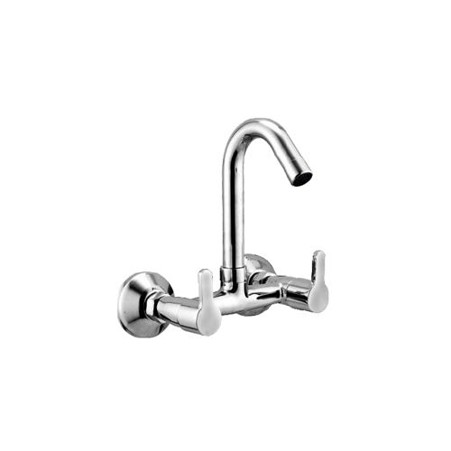 Silver Mini Flora Collection Sink Mixer