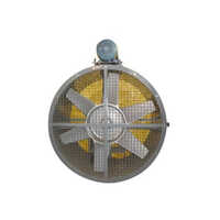 Electric Belt Driven Axial Flow Fan - Blade Material: Cast Iron