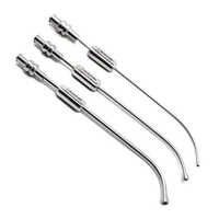 Stainless Steel Suction Cannula - 5 Inch Dimension | Corrosion Resistant, Easy To Use, Designed For Hospital Applications
