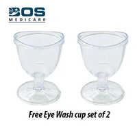 Plastic Eye Wash Cup - High-quality Plastic, Coated Finish , Pristine White Color For Hospital Use