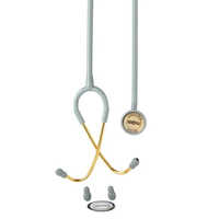 Stainless Steel Dual Head Stethoscope - Durable Stainless Steel, Tunable Diaphragm, Double-Sided Chest Piece | Easy to Use for Medical Professionals, Ideal for Hospital and Clinic Applications
