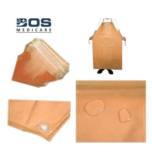 Orange Polyester Apron