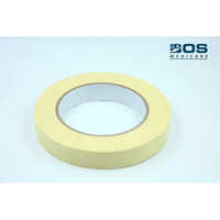 White Autoclave Tape - Nylon 50m Length, 19mm Width, Yellowish Color | Single-sided Hot Melt Adhesive, Suitable For Autoclave Sterilization