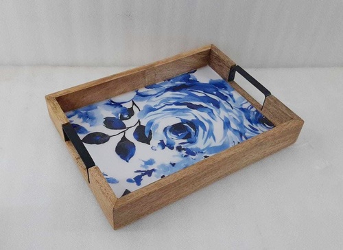 14 Inch Wooden Lazy Susan