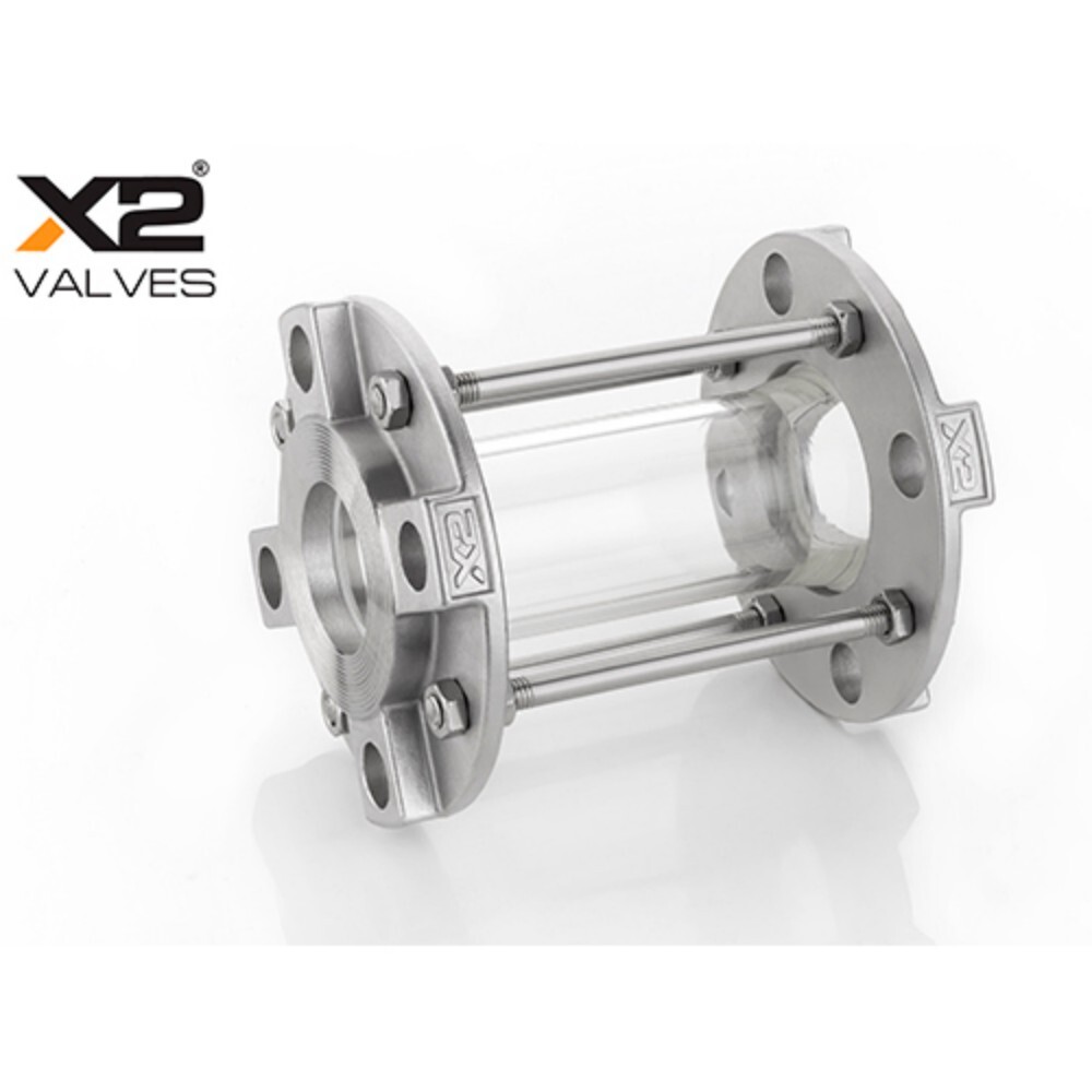 Full View Sight Glass Flow Indicator - Accuracy: Visual Inspection