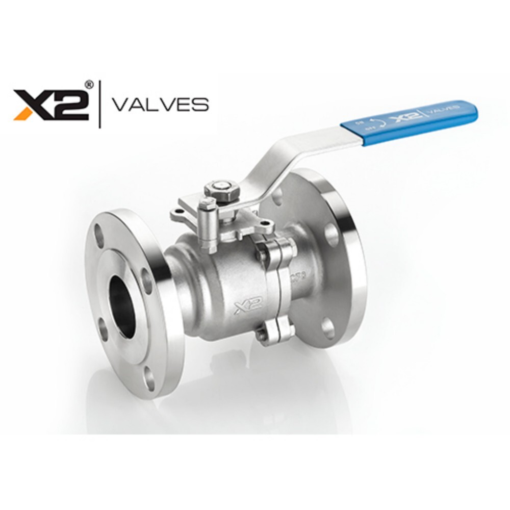 2 Piece Iso Pad Flanged End Ball Valve - Application: Industrial