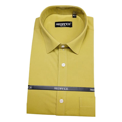 Different Available Mens Mustard Yellow Shirt