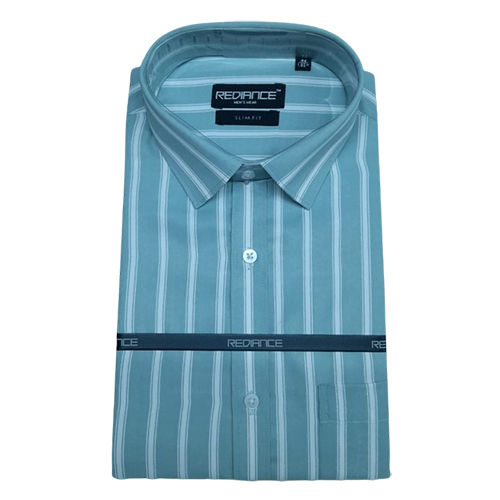 Different Available Mens Blue Straight Line Shirt