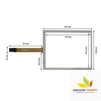 132*104 Resistive Touch Screen 4 Wire - Features: Robust Design