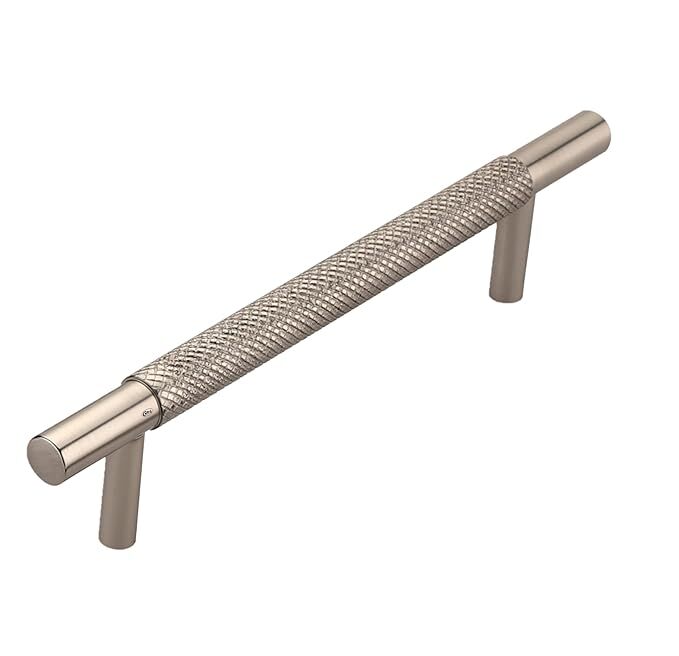 Chitra Bronex 6 Inches Brass Door/Cabinet/Drawer Handles Pack of 4 (Nickel Silver Matt)