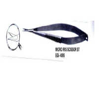 Micro Iris Scissor - Stainless Steel, Manual Operation | Medical Grade, Sterilized For Hospital Use