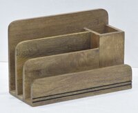 Wooden Letter Box - Color: Brown