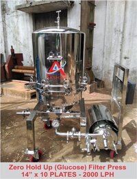 Liquid Filter Press Machine Capacity: 2000 Lph Kg/day