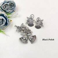 Fashionable American Diamond Locket Set